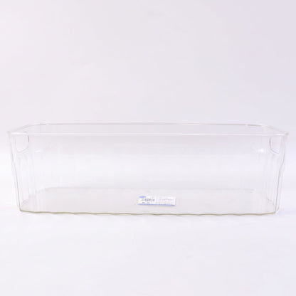 Plastic Fridge Organizer Basket  Clear Storage Solution For Kitchen