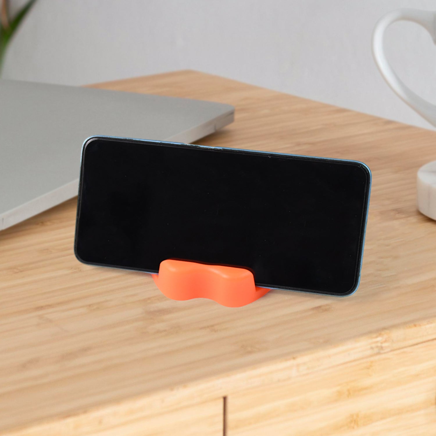 Apple-shaped Plastic Mobile Phone Holder (1 Pc  Mix Color)