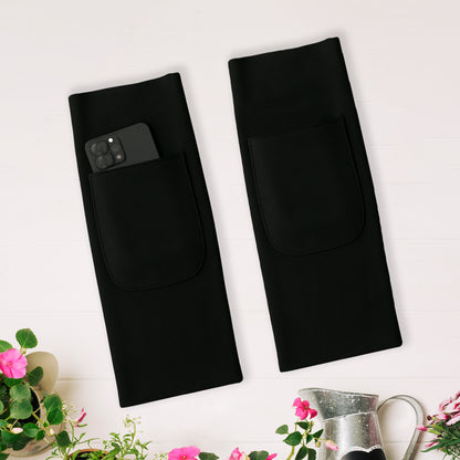 Protective Arm Sleeves With Elbow Padding  1 Pair Safety Work Arm Cover